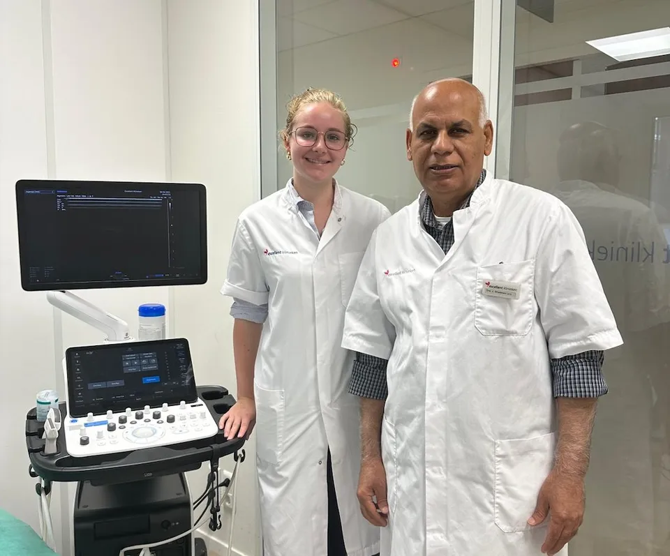 Co-assistenten in de kliniek